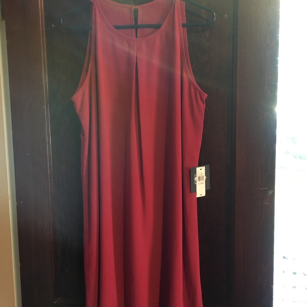 Pink sleeveless dress